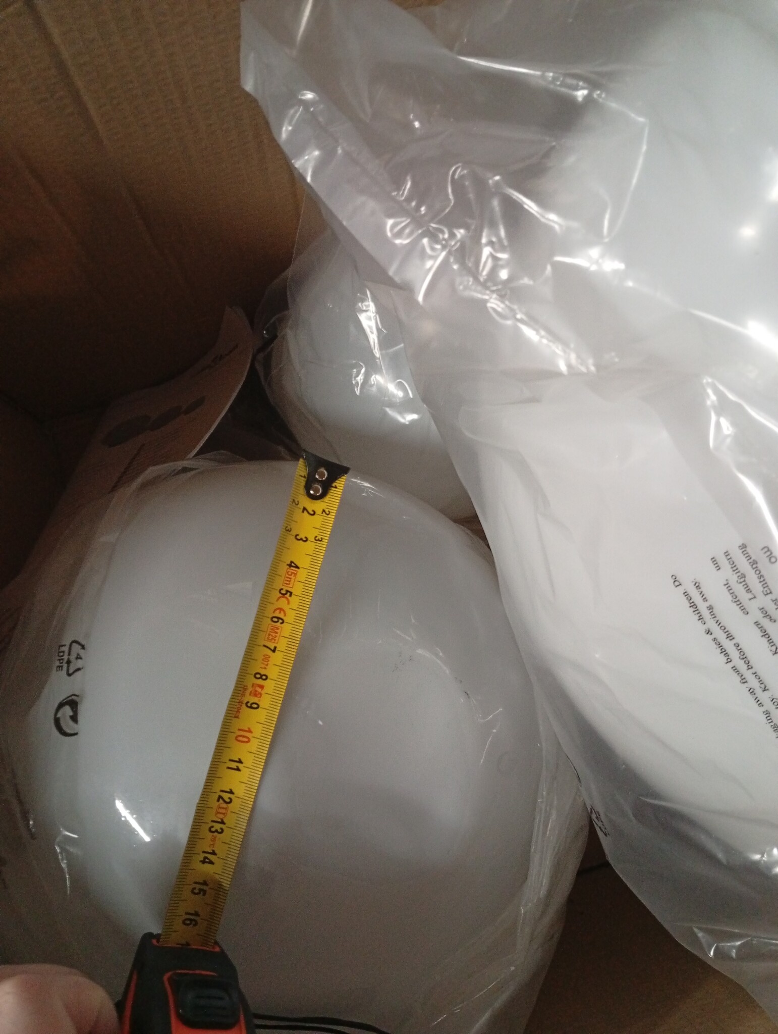 vidaXL LED-bollampen (3 st) - 60% Korting! Rond, PMMA, 20/30/40 cm