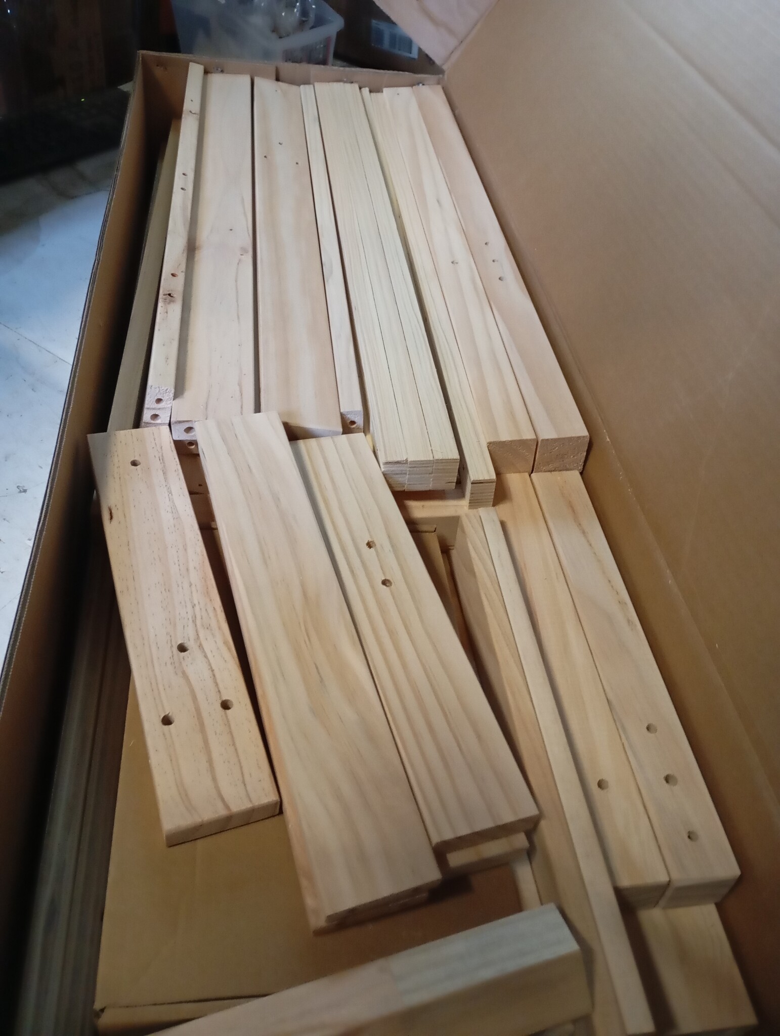 VidaXL Grenenhouten Bedframe Extra Lang (140x220cm) - 55% Korting!