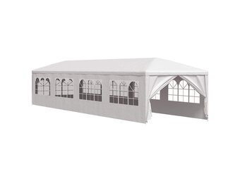 vidaXL Partytent 3x12 m wit - 55% Korting