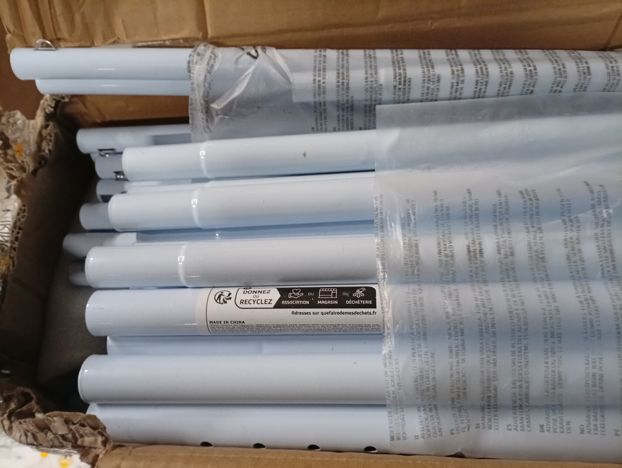 vidaXL Partytent 3x12 m wit - 55% Korting