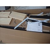 vidaXL Dressoir Massief Grenenhout Zwart - 55% Korting