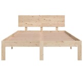vidaXL Bedframe Massief Hout 120x190 cm - 40% Korting