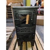 Houtfornuis FS-100 Zwart - 5,5 kW - 49% Korting - Ruimte tot 50m²