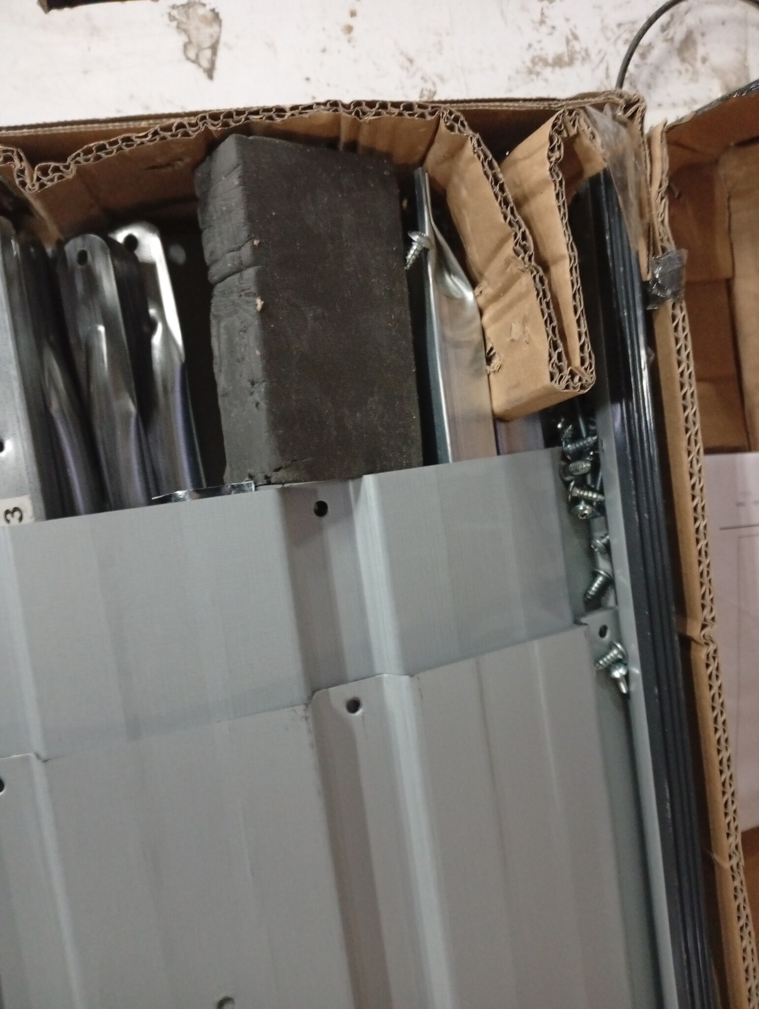 vidaXL Haardhoutschuur - 60% Korting - Antraciet Staal