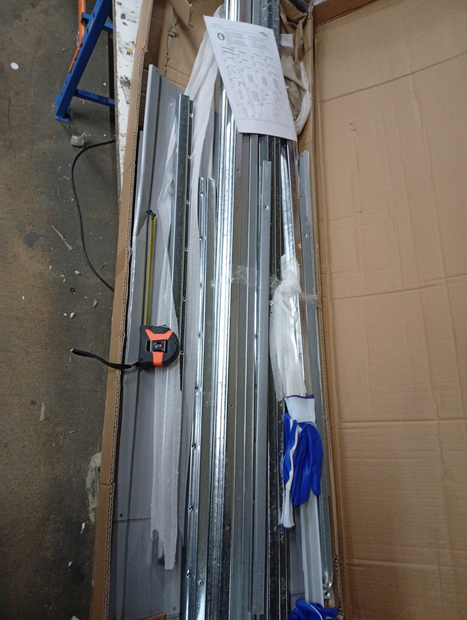 vidaXL Tuinbox 171x99x93 cm Grijs - 55% Korting