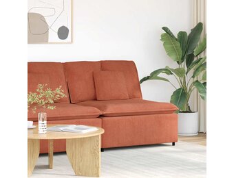 vidaXL Modulaire bank middenmodule 100cm rood oranje - 40% Korting!