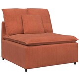 vidaXL Modulaire bank middenmodule 100cm rood oranje - 40% Korting!