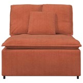 vidaXL Modulaire bank middenmodule 100cm rood oranje - 40% Korting!