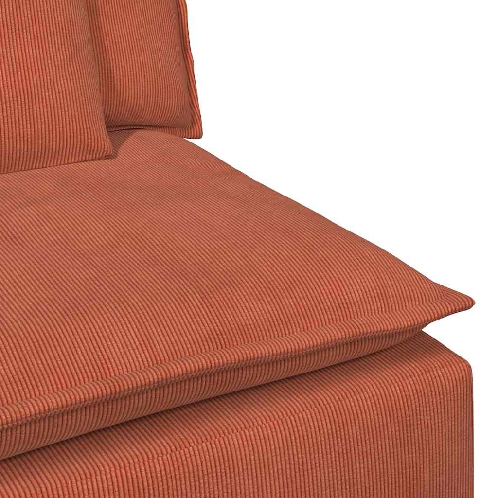 vidaXL Modulaire bank middenmodule 100cm rood oranje - 40% Korting!