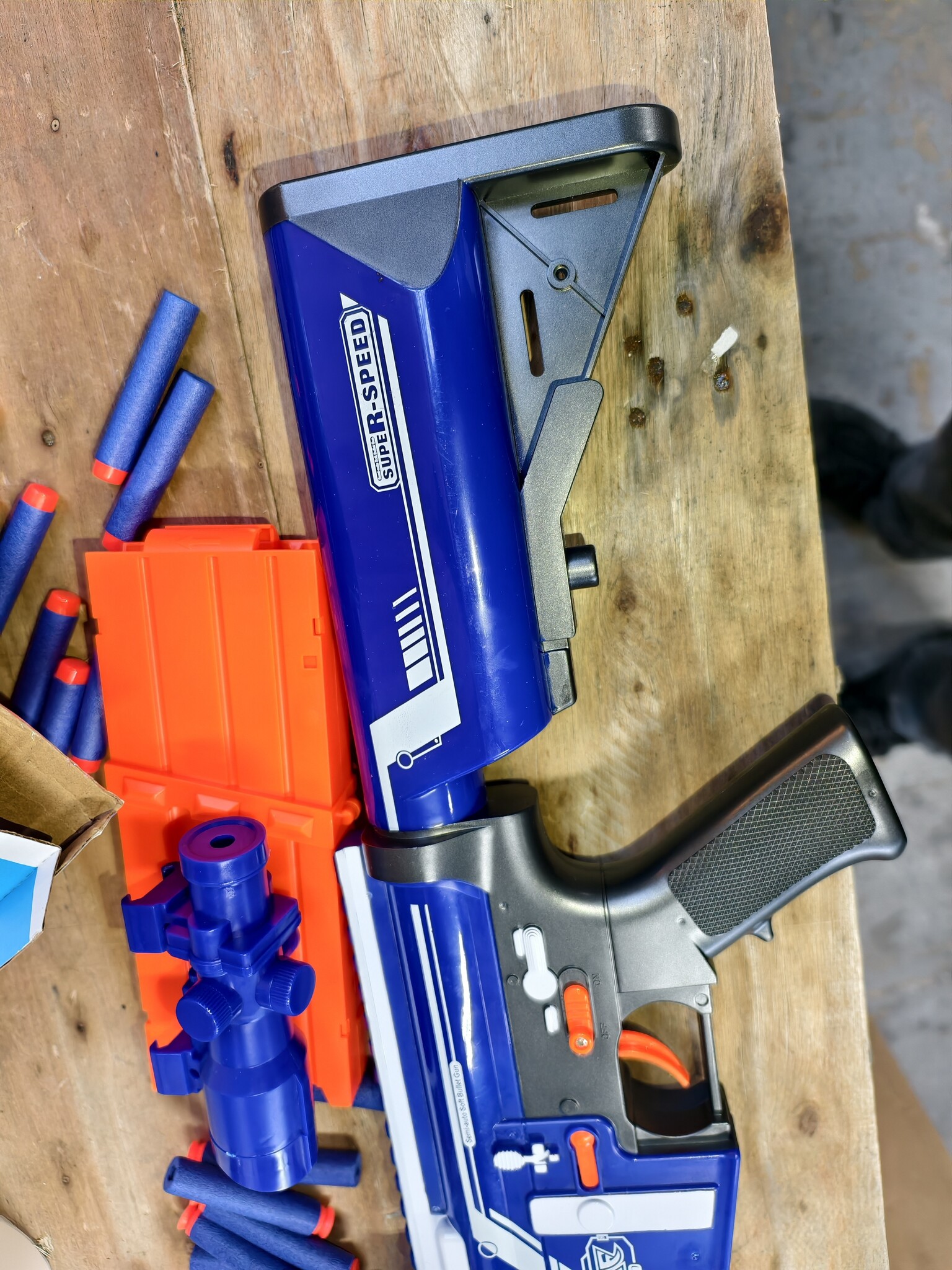 NERF Speelgoed Machinegeweer met 20 pijlen - 40% Korting