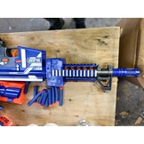 NERF Speelgoed Machinegeweer met 20 pijlen - 40% Korting