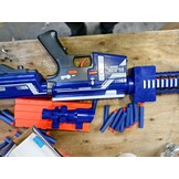 NERF Speelgoed Machinegeweer met 20 pijlen - 40% Korting