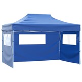 vidaXL Vouwtent 3x4,5m Blauw - 40% Korting!
