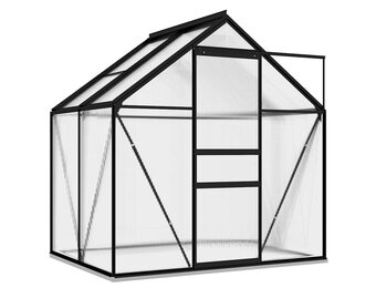 VidaXL Tuinkas 2,47m³ - 40% Korting! Antraciet Aluminium