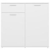 vidaXL Dressoir 80x36x75 cm wit - 68% Korting!