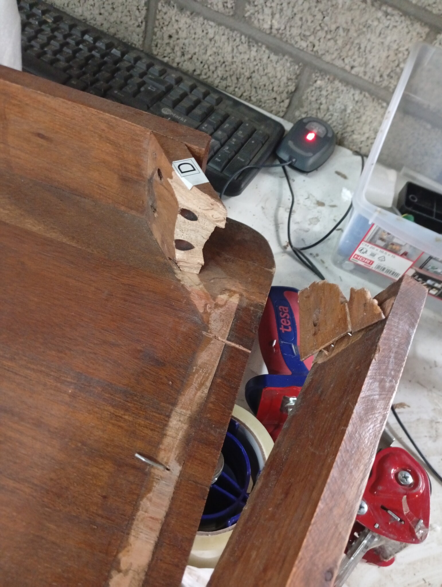 vidaXL Bartafel Massief Acaciahout (60% Korting!)