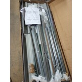 vidaXL Tuinbox 109x67x65 cm Grijs - 55% Korting!