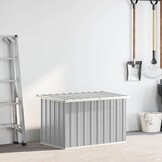 vidaXL Tuinbox 109x67x65 cm Grijs - 55% Korting!