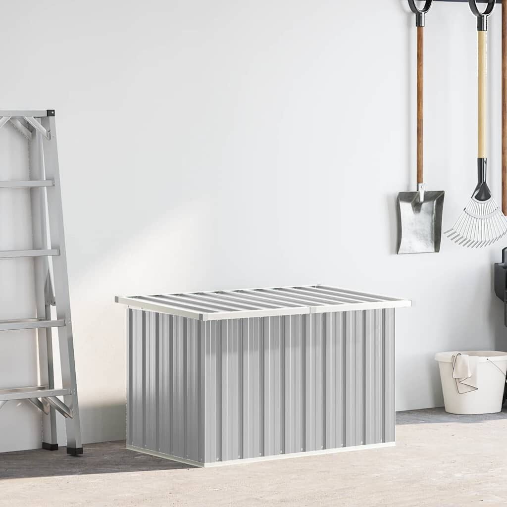 vidaXL Tuinbox 109x67x65 cm Grijs - 55% Korting!