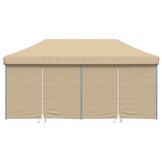 vidaXL Partytent Inklapbaar 580cm Beige - 55% Korting!