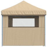 vidaXL Partytent Inklapbaar 580cm Beige - 55% Korting!