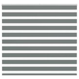 vidaXL Zebra Rolgordijn Donkergrijs 160x100 cm | 51% Korting!