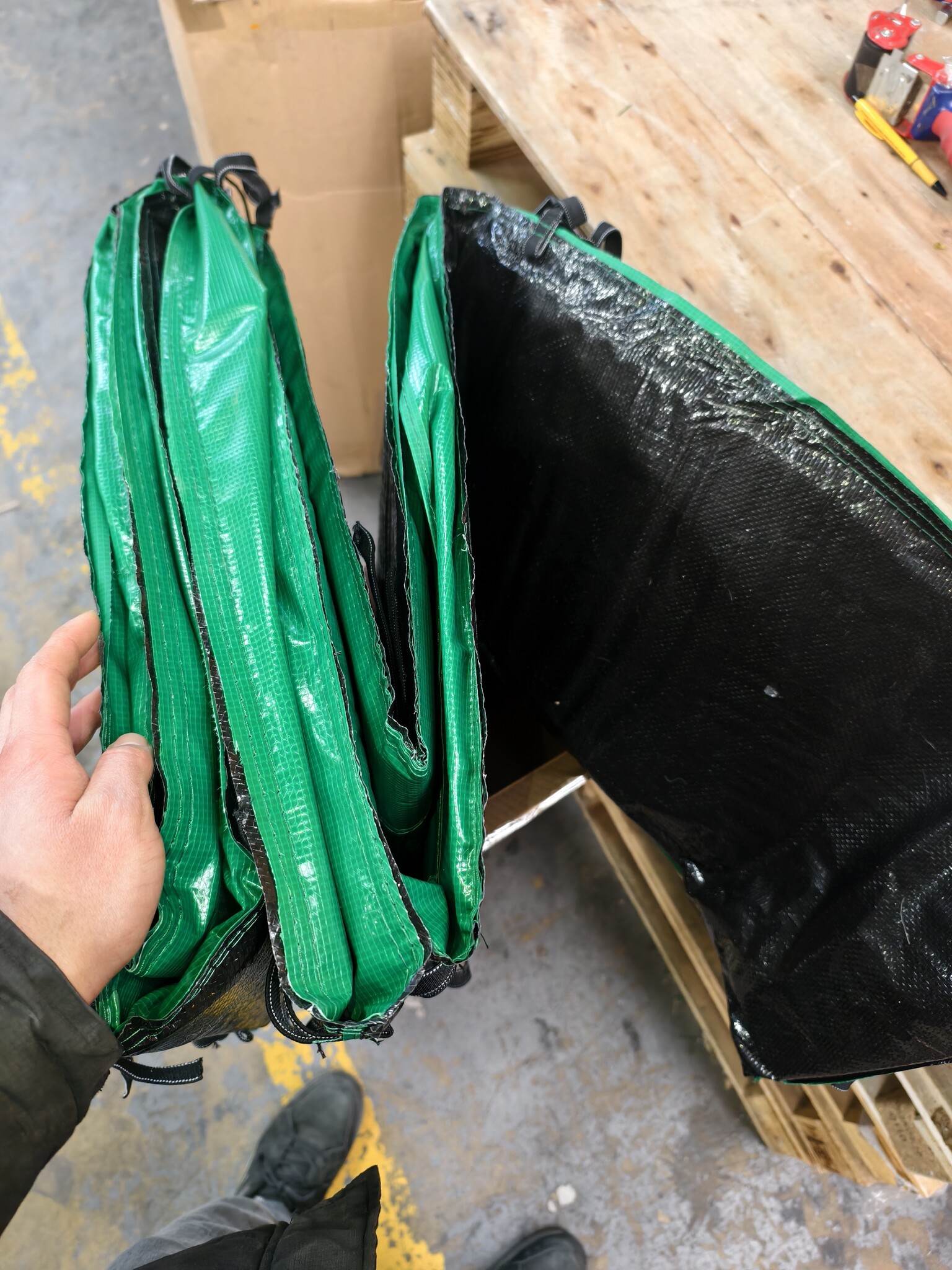 Trampoline Randafdekking Groen - 244 cm - 40% Korting!