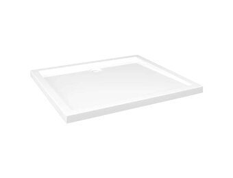 vidaXL Douchebak Rechthoekig 80x90 cm Wit - 55% Korting!