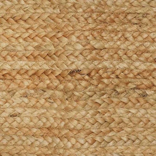 vidaXL Jute Tapijt Beige 160x160cm | 35% Korting