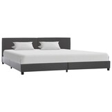 vidaXL Bedframe Kunstleer Grijs 180x200 cm - Nu met 35% korting!