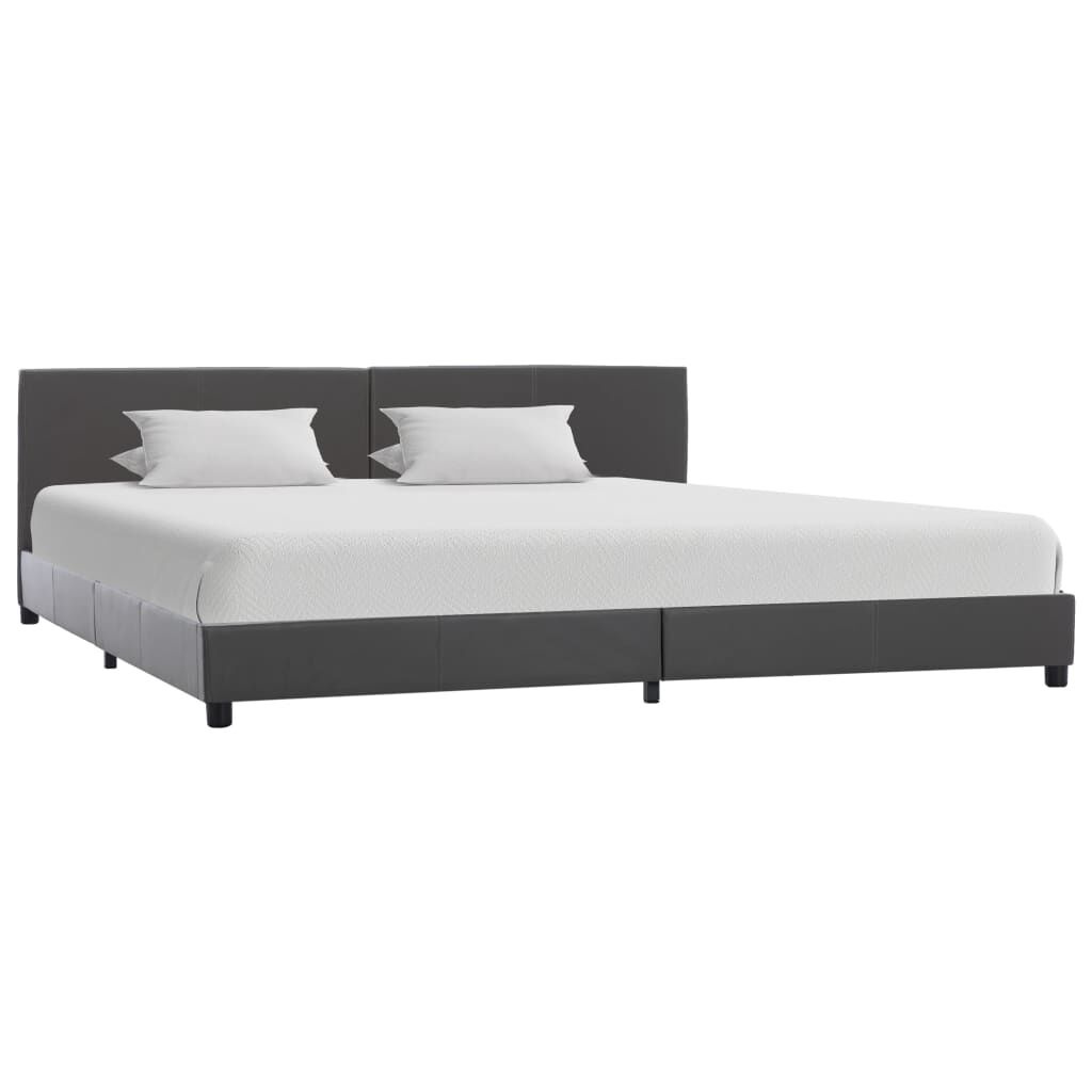 vidaXL Bedframe Kunstleer Grijs 180x200 cm - Nu met 35% korting!