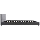 vidaXL Bedframe Kunstleer Grijs 180x200 cm - Nu met 35% korting!