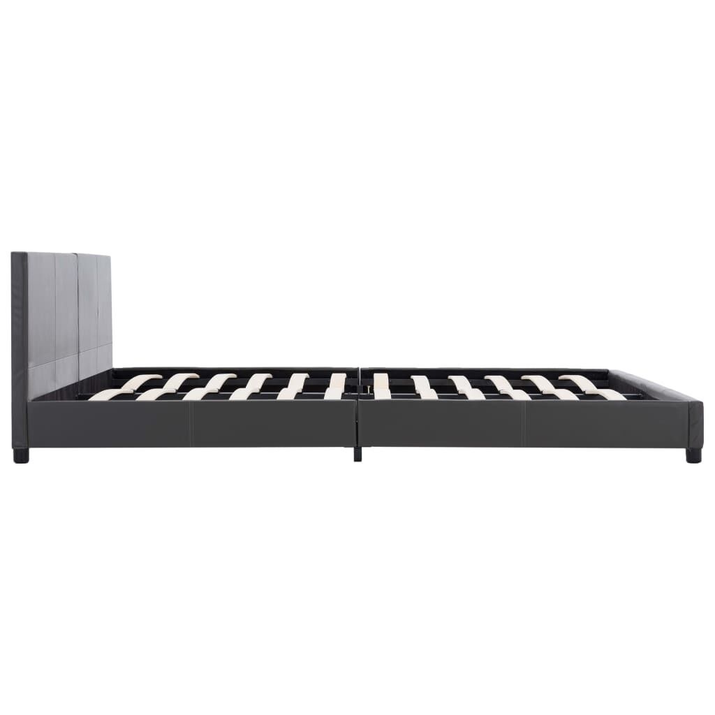 vidaXL Bedframe Kunstleer Grijs 180x200 cm - Nu met 35% korting!