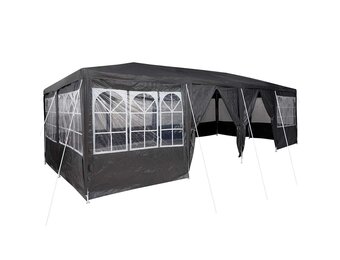 vidaXL Partytent 800x400cm Antraciet/Wit - 40% Korting!
