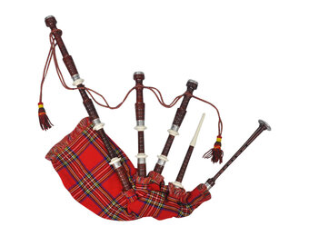 vidaXL Kinderdoedelzak Schots Royal Stewart Tartan Rood - 40% Korting!