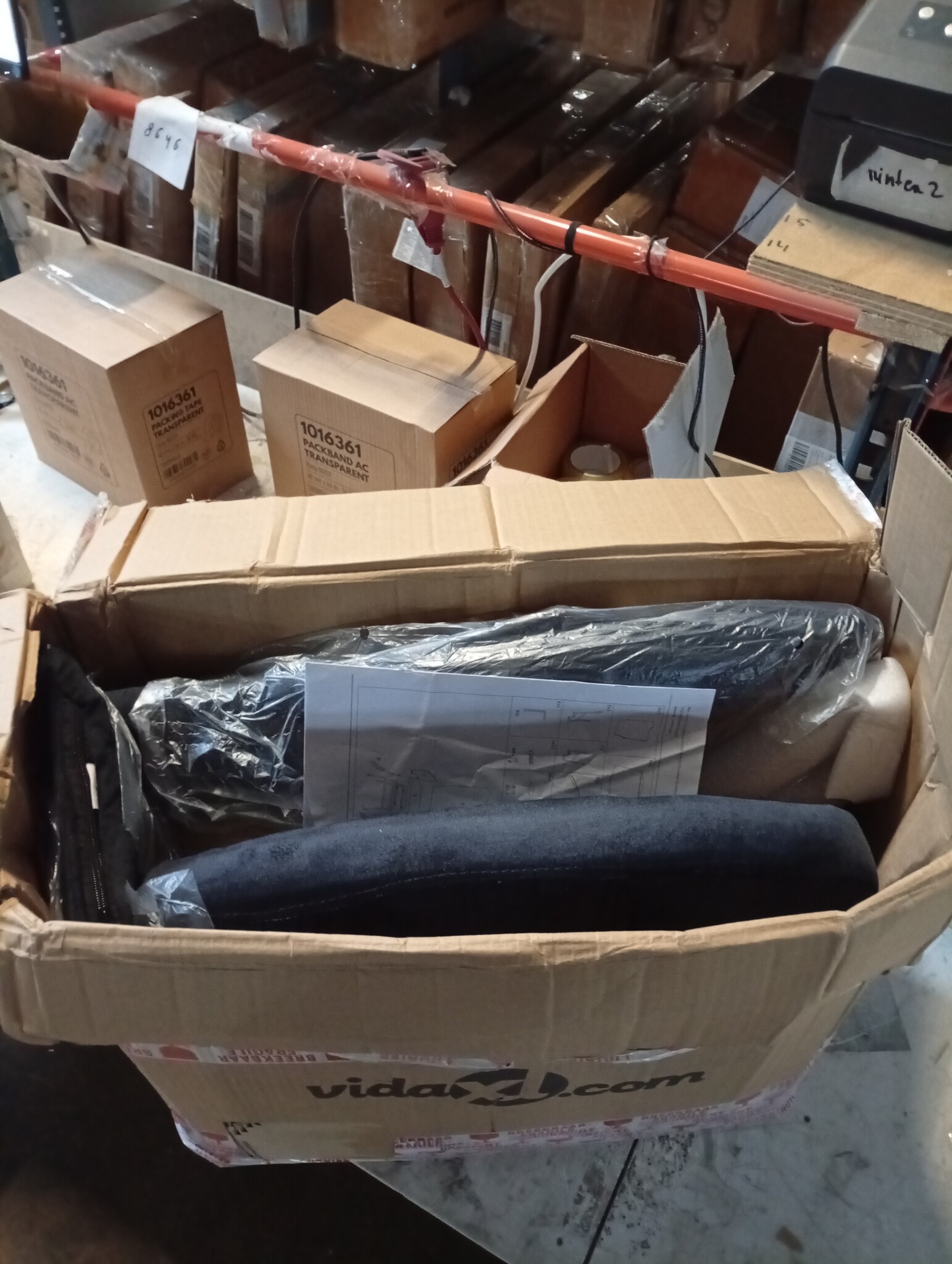 VidaXL Schommelstoel Fluweel Zwart - 55% Korting