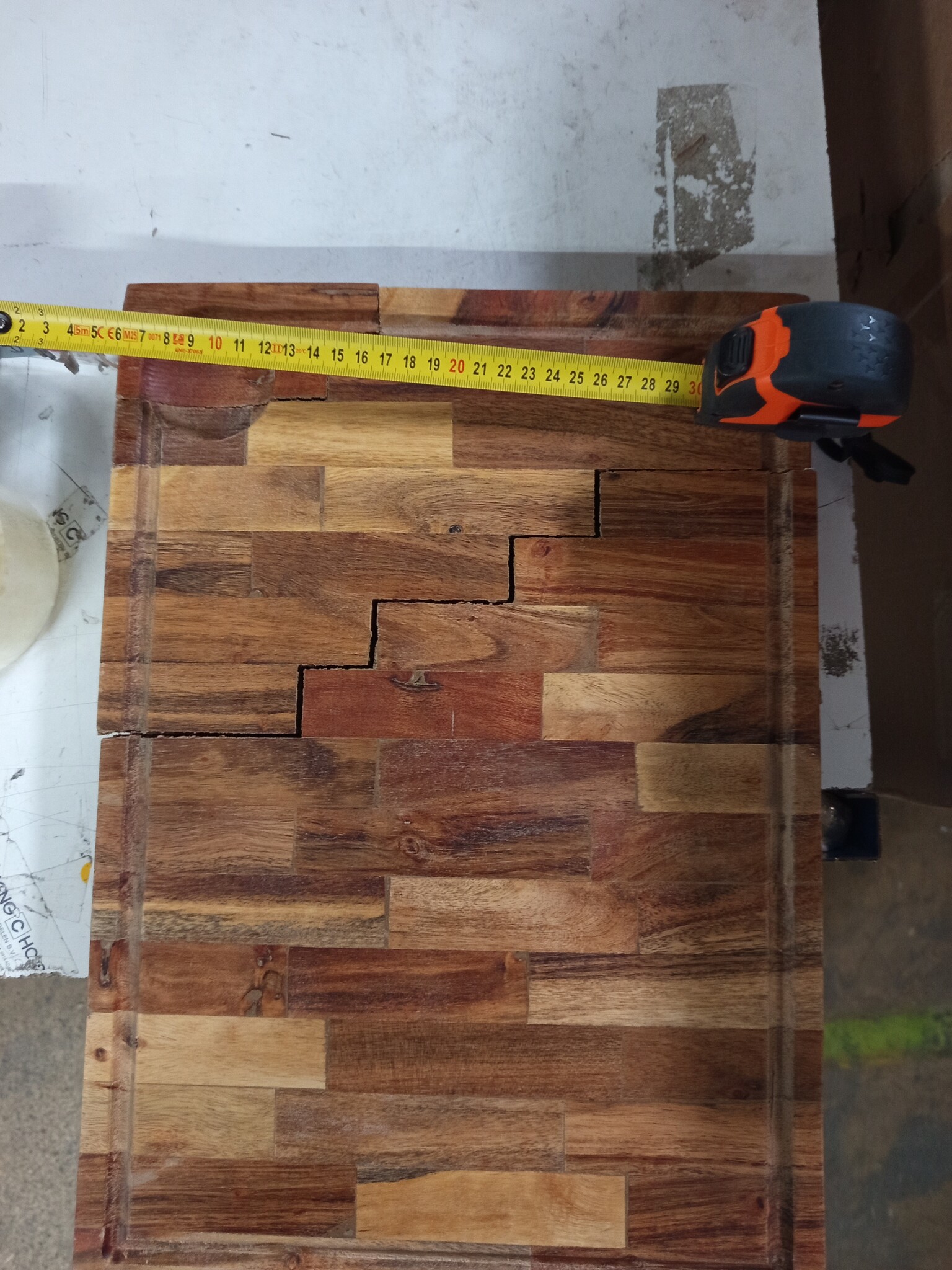 vidaXL Hakblok Acaciahout 42x30x4 cm - 60% Korting