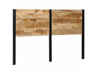 vidaXL Hoofdeinde 160 cm Mango Hout & IJzer - 55% Korting!