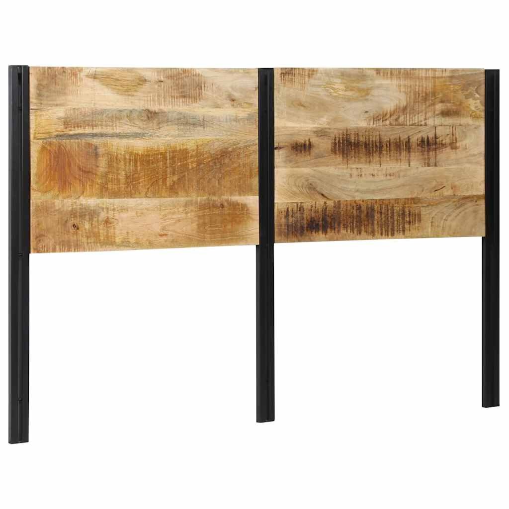 vidaXL Hoofdeinde 160 cm Mango Hout & IJzer - 55% Korting!