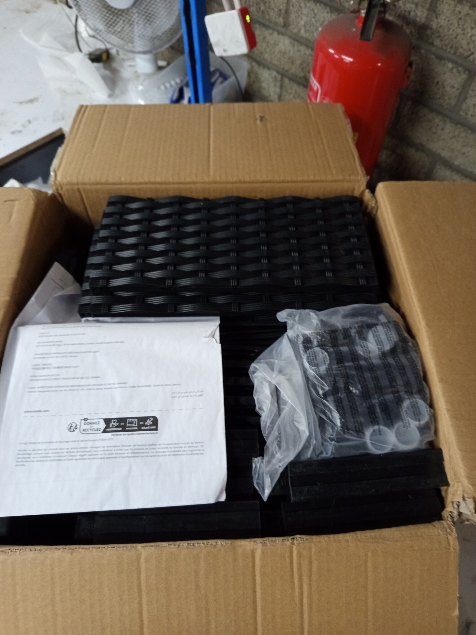 vidaXL Plantenbak Polypropeen Zwart - 160x40x53 cm | 55% Korting