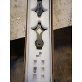 vidaXL Schuifdeur Onderdelen SKIEN 183cm Staal Zwart - 55% Korting!