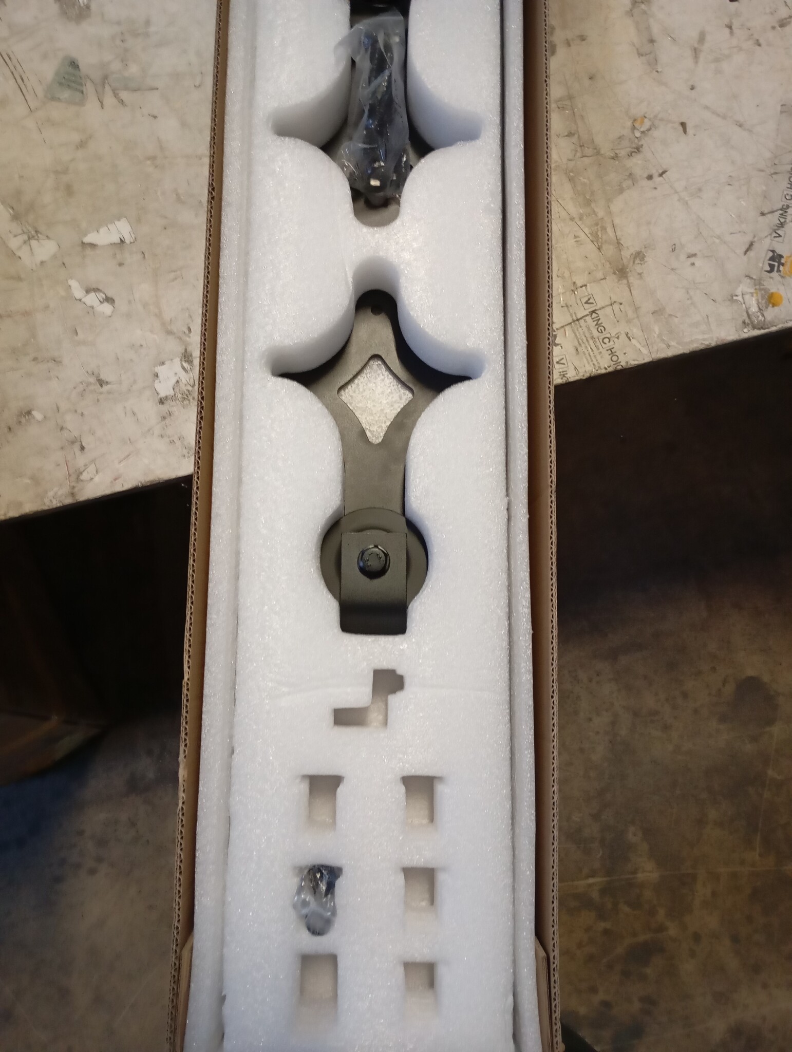 vidaXL Schuifdeur Onderdelen SKIEN 183cm Staal Zwart - 55% Korting!