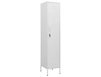 Lockerkast Staal Wit - 35x46x180 cm - 55% Korting