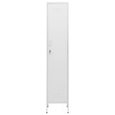 Lockerkast Staal Wit - 35x46x180 cm - 55% Korting