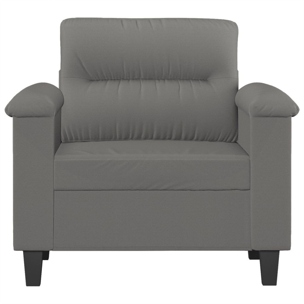 vidaXL Fauteuil Donkergrijs (40% Korting)