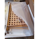 vidaXL Wasmand Massief Walnotenhout - 55% Korting