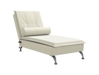 VidaXL Massage Chaise Longue Fluweel Roze - 35% Korting!