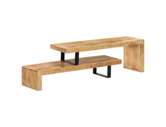 vidaXL TV-meubel Massief Mangohout - Nu 40% Korting