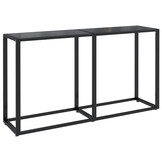 vidaXL Wandtafel Zwart Glas & Staal - 40% Korting!