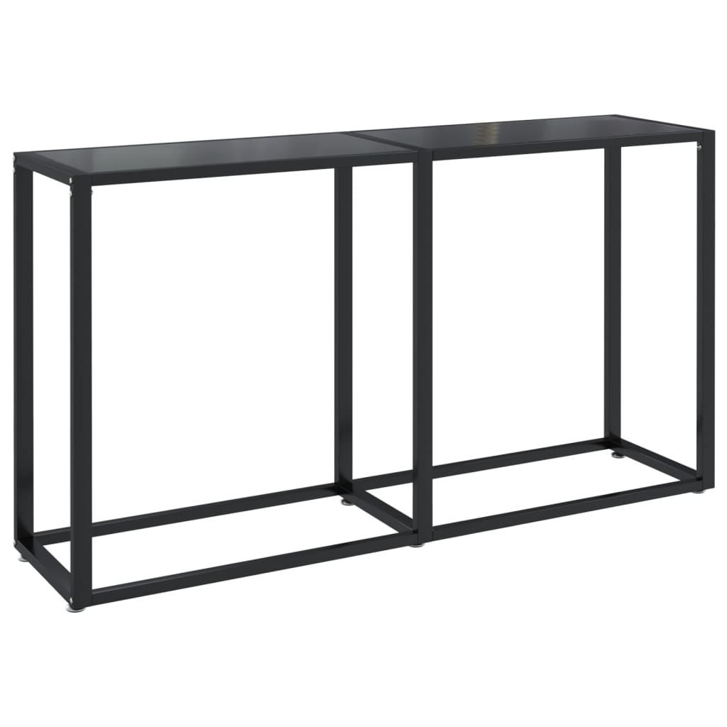 vidaXL Wandtafel Zwart Glas & Staal - 40% Korting!
